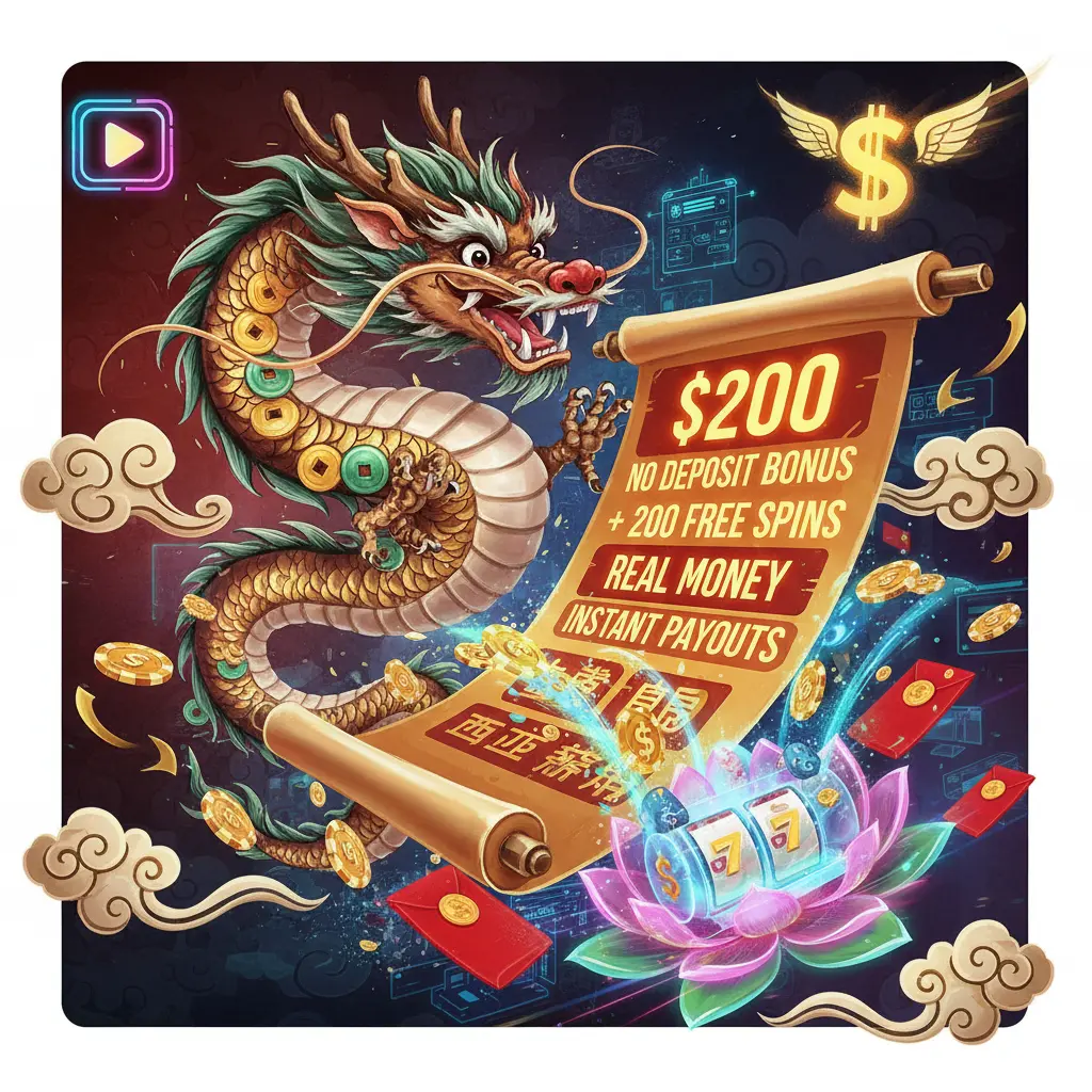 $200 no deposit bonus 200 free spins real money - Instant