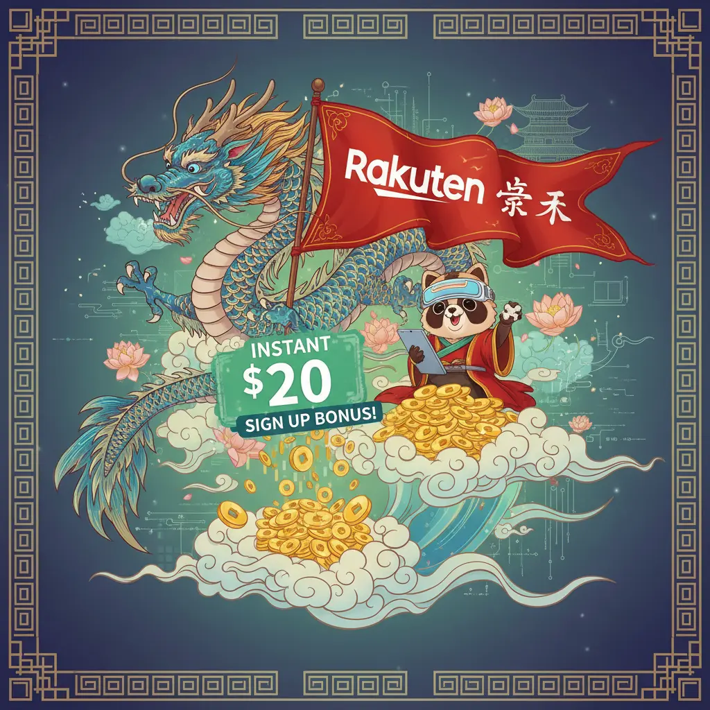 instant $20 sign up bonus - Rakuten